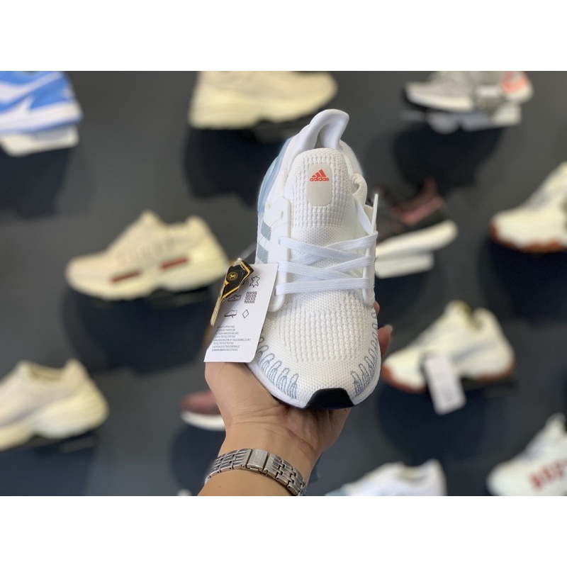 Giày thể thao/ Sneaker Ultra boost 6.0 trắng xanh ( Full box + tặng kèm tất sneaker)