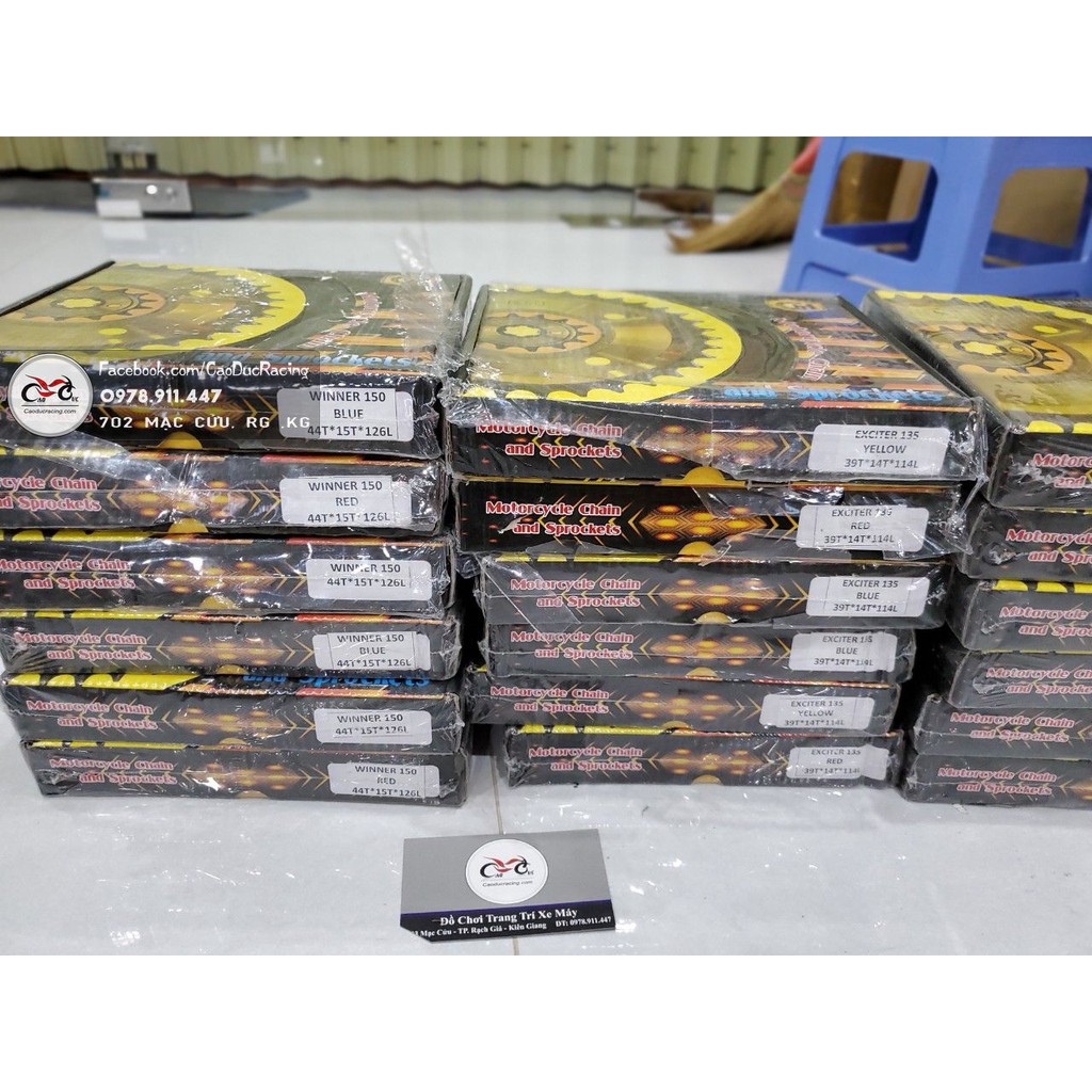 Bộ NSD EX135 EX150 WINNER THÁI LAN