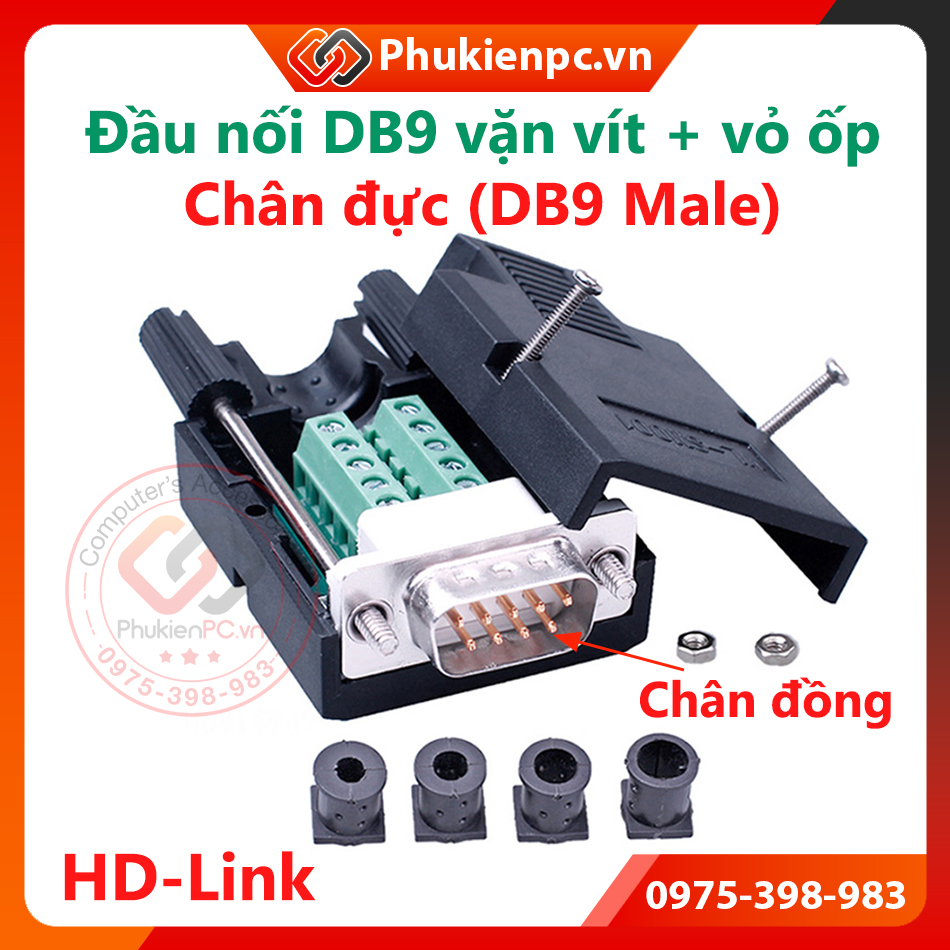 DB9 dc12v compact terminal male screw adapter plastic case. to com DB9 pin male to male cable rslider r485.9 pin for industrial Medical