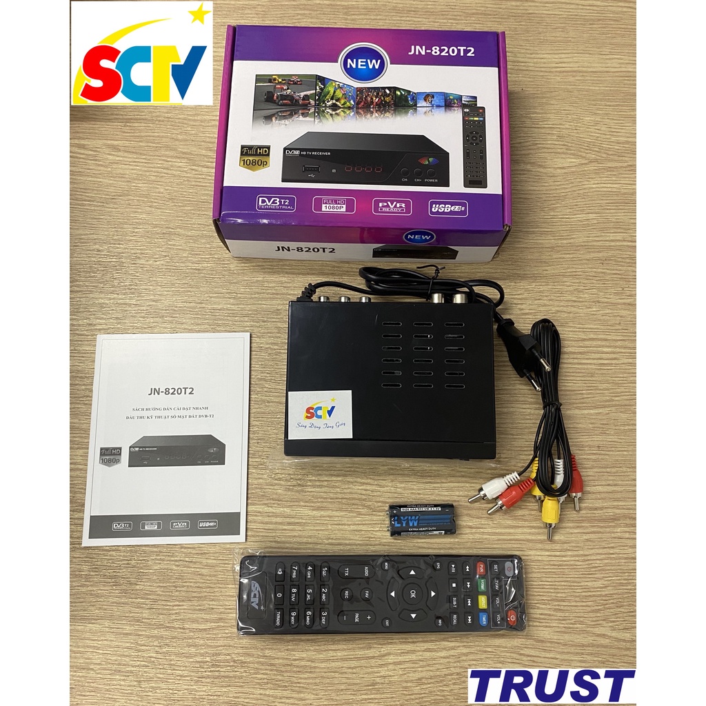 Đầu thu kỹ thuật số SCTV DVB-T2 JN-820T2
