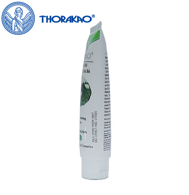 Thorakao Sữa RỬa Mặt Trắng Da Tinh Chất Sữa Bò 120g
