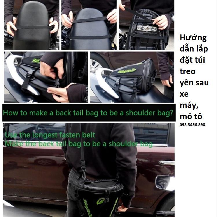 Túi treo yên sau xe máy, moto