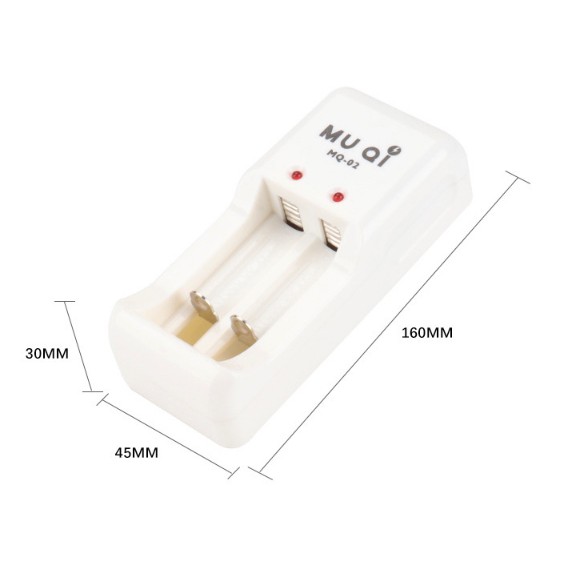 Sạc Pin 2A, 3A (sạc pin tiểu AA, sạc pin đũa AAA ) loại MQ-02
