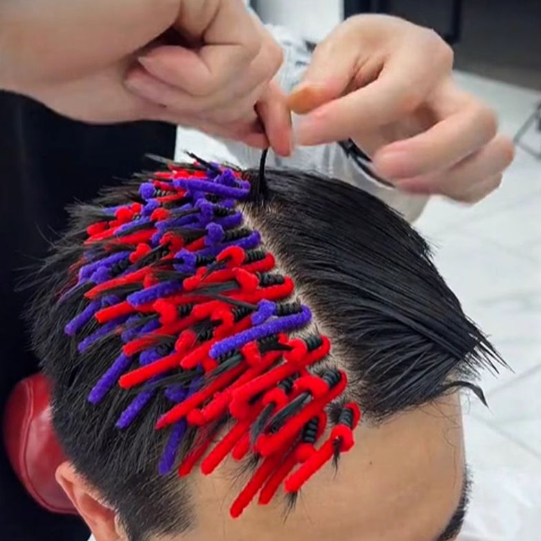 Kẽm nhung uốn tóc sợi to Uốn Sợi Kẽm Ruffled
