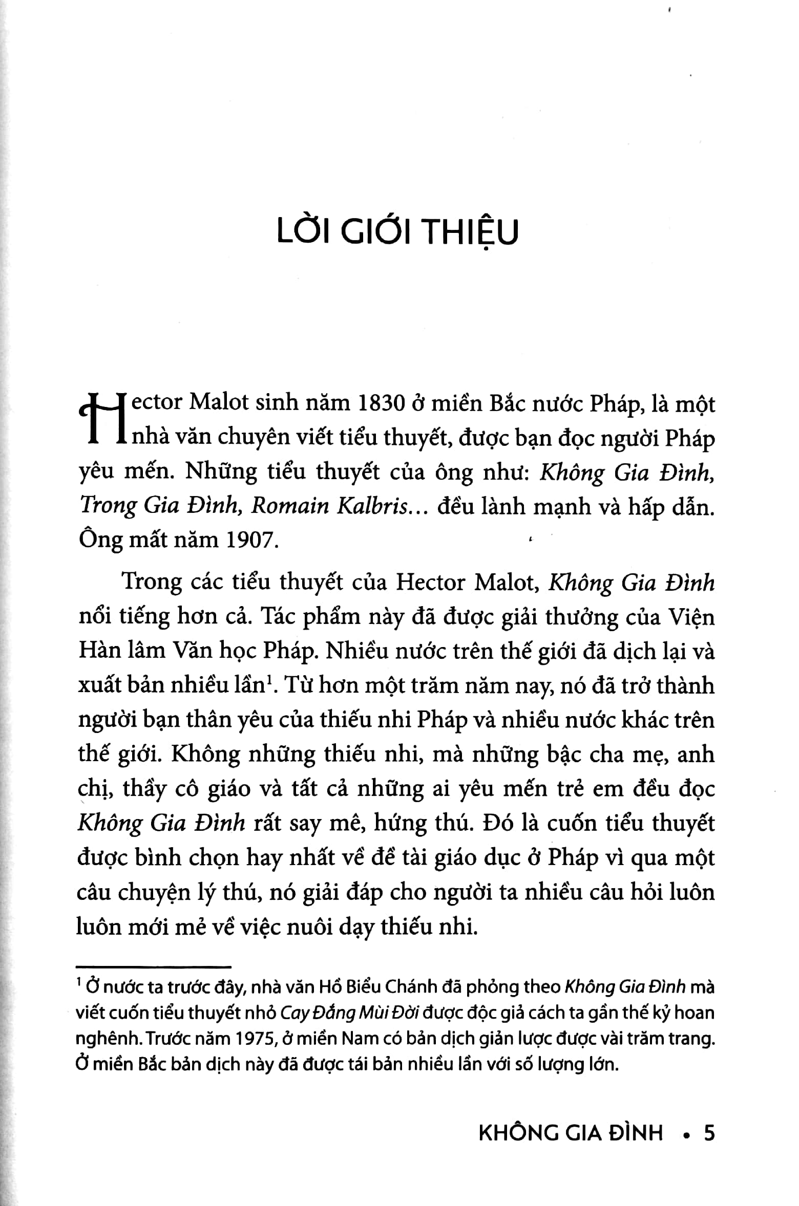 Sách Fahasa - Không Gia Đình (Tái Bản 2022)