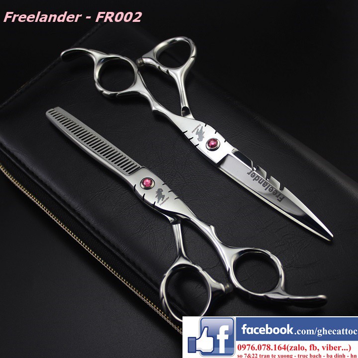 CẶP KÉO CẮT TÓC THÉP NHẬT BẢN FREELANDER FR002 - Kéo tỉa tóc