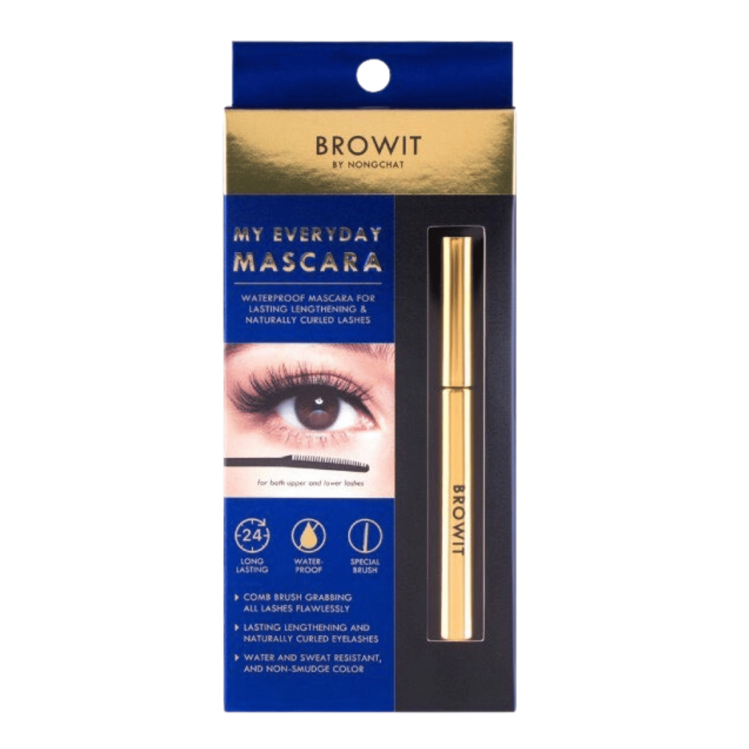 Mascara Chống Nước, Dài Cong Mi Nongchat - Thái Lan