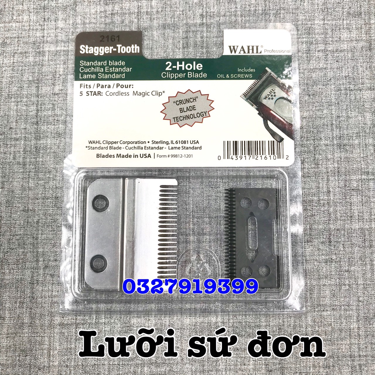 Lưỡi kép sứ WAHL sứ đen mài chuốt