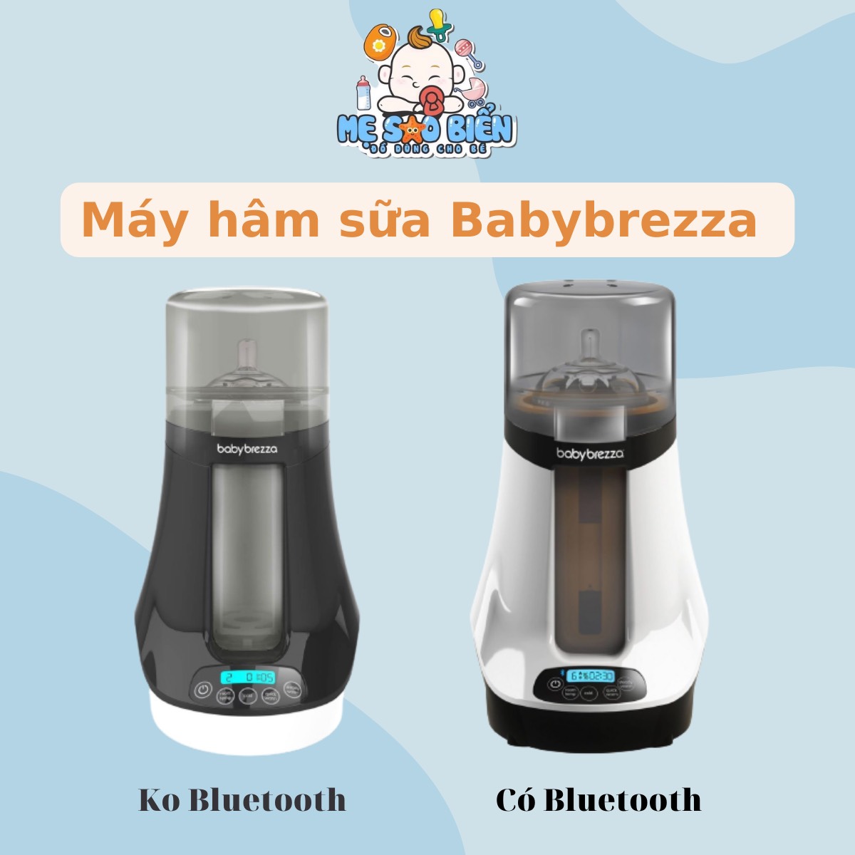 Máy hâm sữa Baby Brezza chính hãng