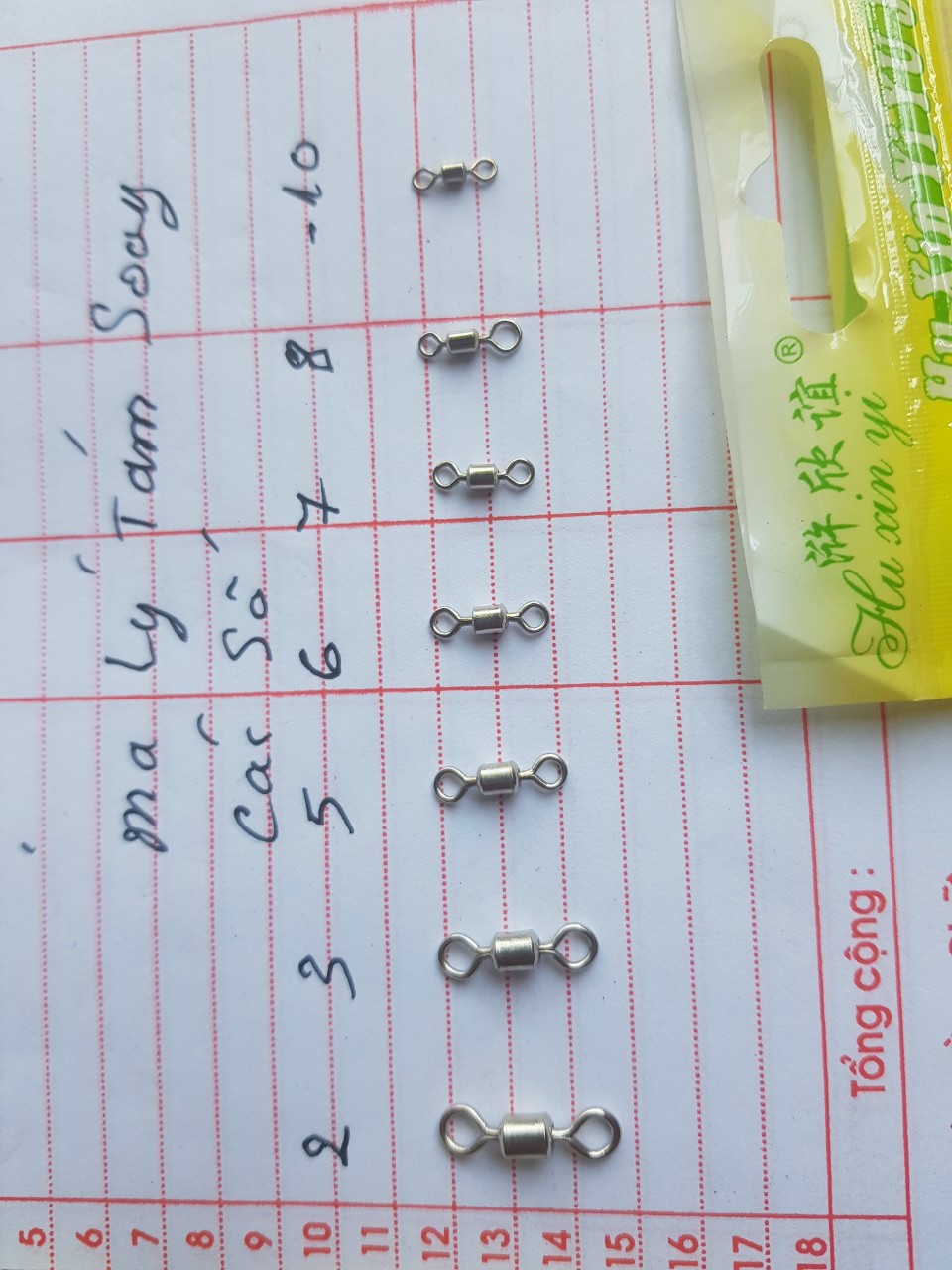 Mani chống xoắn gói 100 chiếc