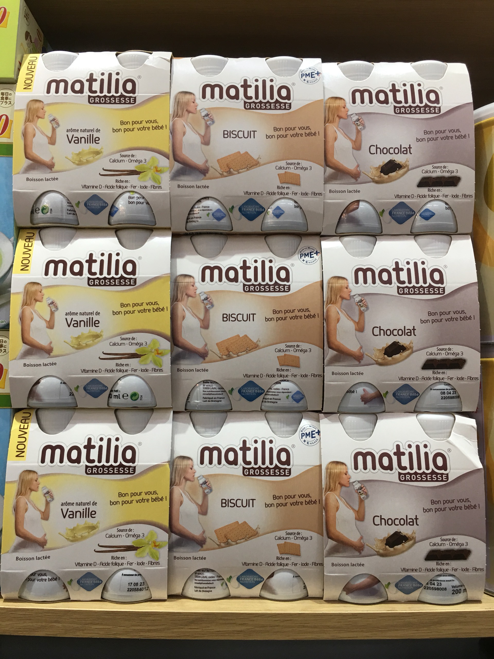 Sữa bầu Matilia Pháp - vị socola