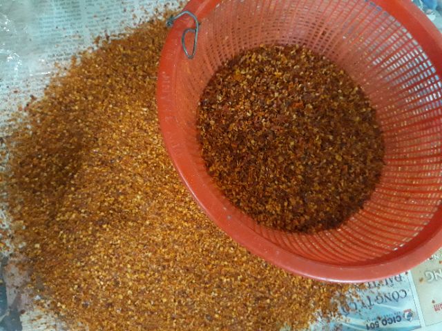 Ớt bột Huế nguyên chất dạng mịn 500gr