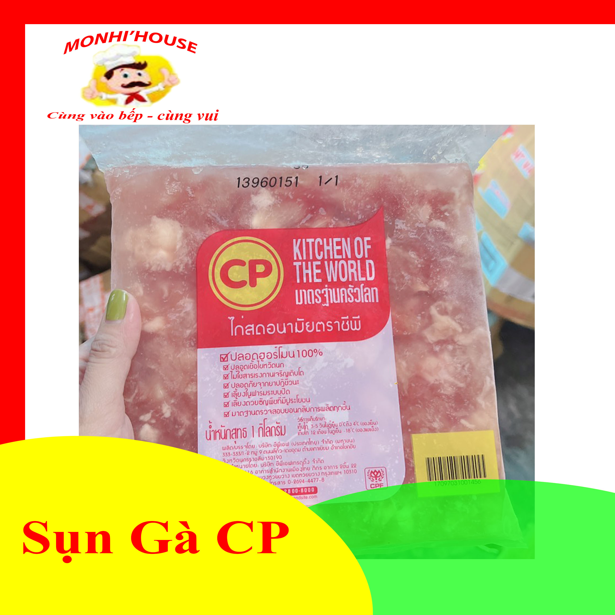 1kg sụn gà cp, chế biến nhiều món ngon, net 7