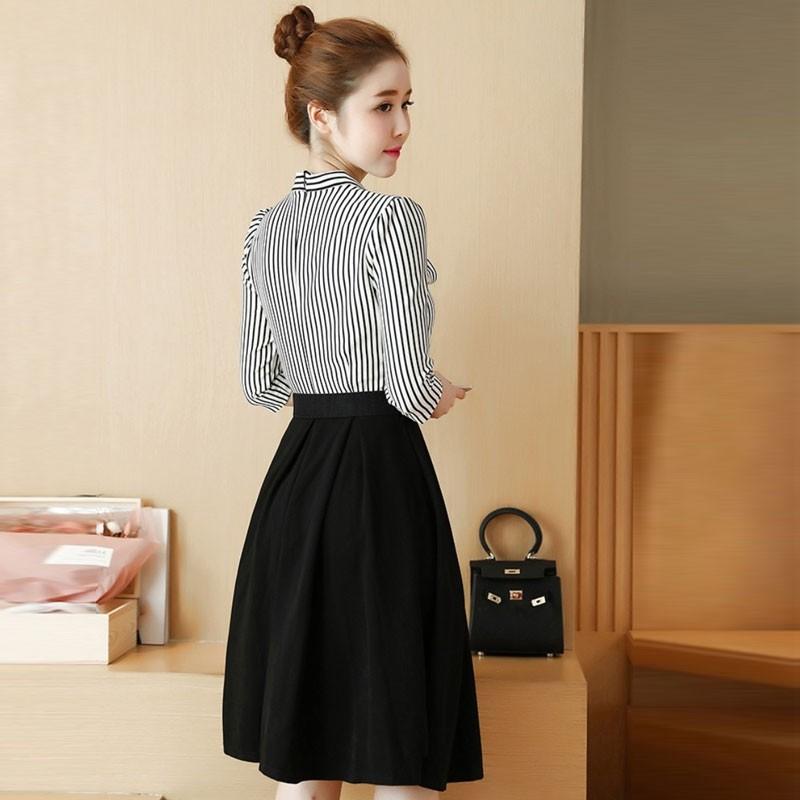 Đầm Xòe Công Sở MIA T-D0MIA2 (Đen)