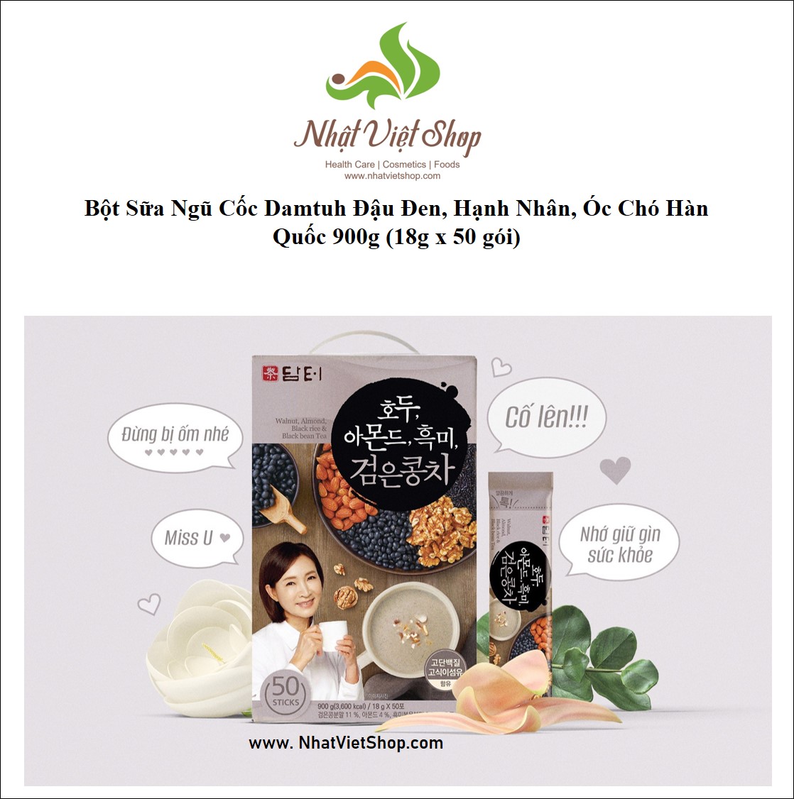 Bột Sữa Ngũ Cốc Damtuh Hàn Quốc