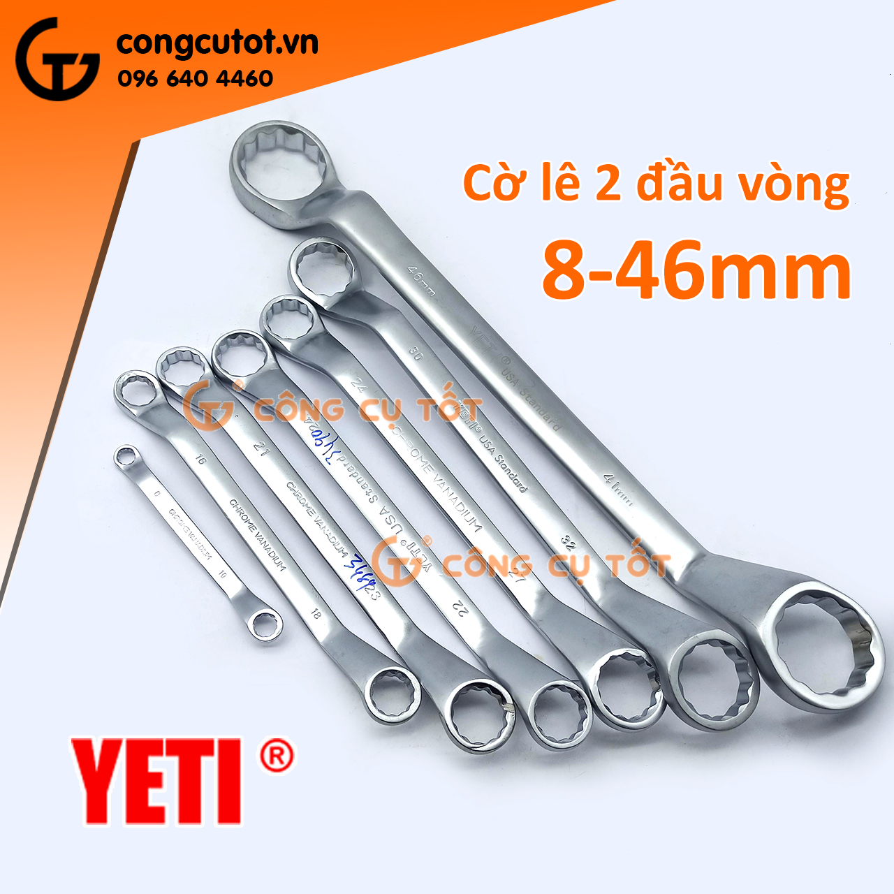 Cờ lê 2 vòng miệng tròn YE.TI