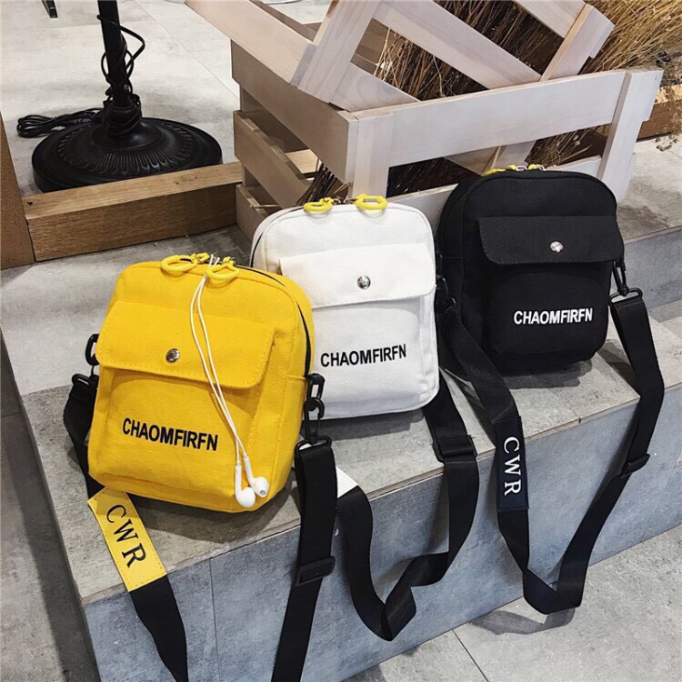 Túi đeo chéo Unisex CHAOMFIRFN mẫu vuông