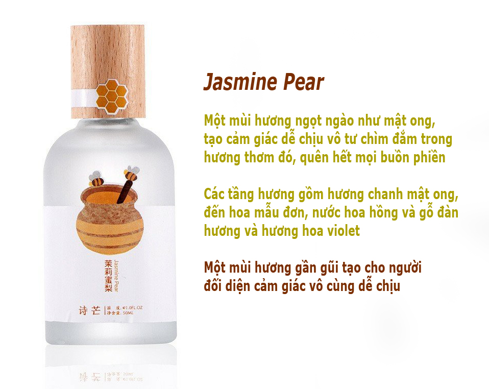Nước Hoa Body Mist Nắp Gỗ Mẫu Mới 50ML