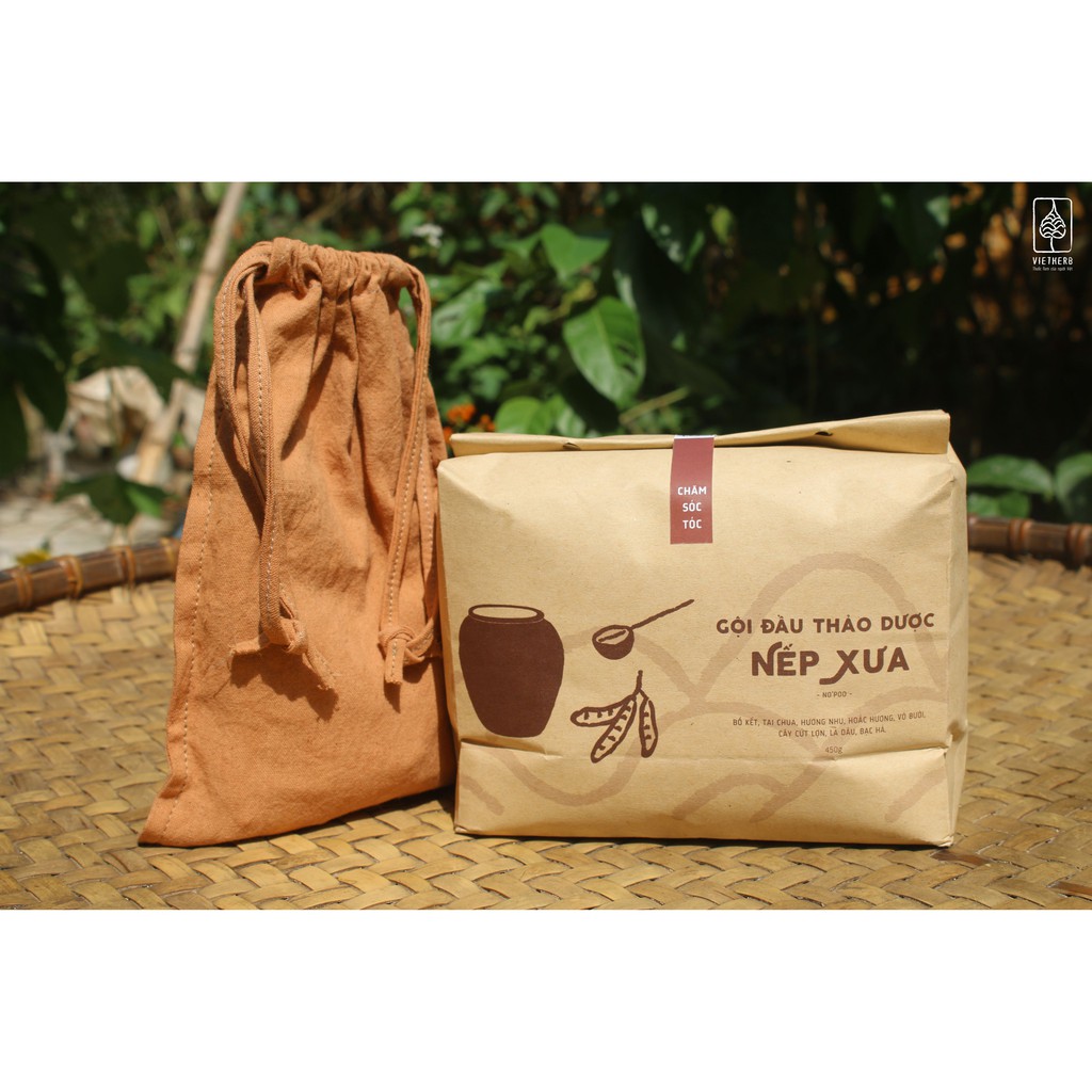 GỘI ĐẦU THẢO DƯỢC NẾP XƯA VIETHERB