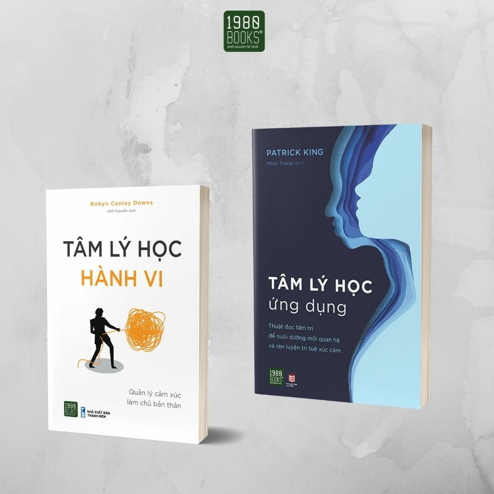 Combo 2 cuốn Tâm lý học hành vi + Tâm lý học ứng dụng - 1980Books