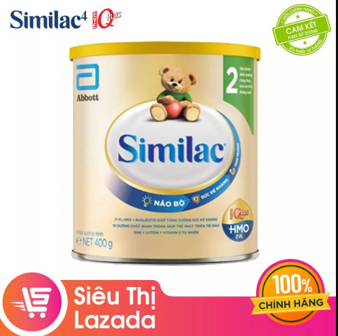 Sữa bột Similac HMO 2 Lon 400g (bé 6-12 tháng) - HSD luôn mới