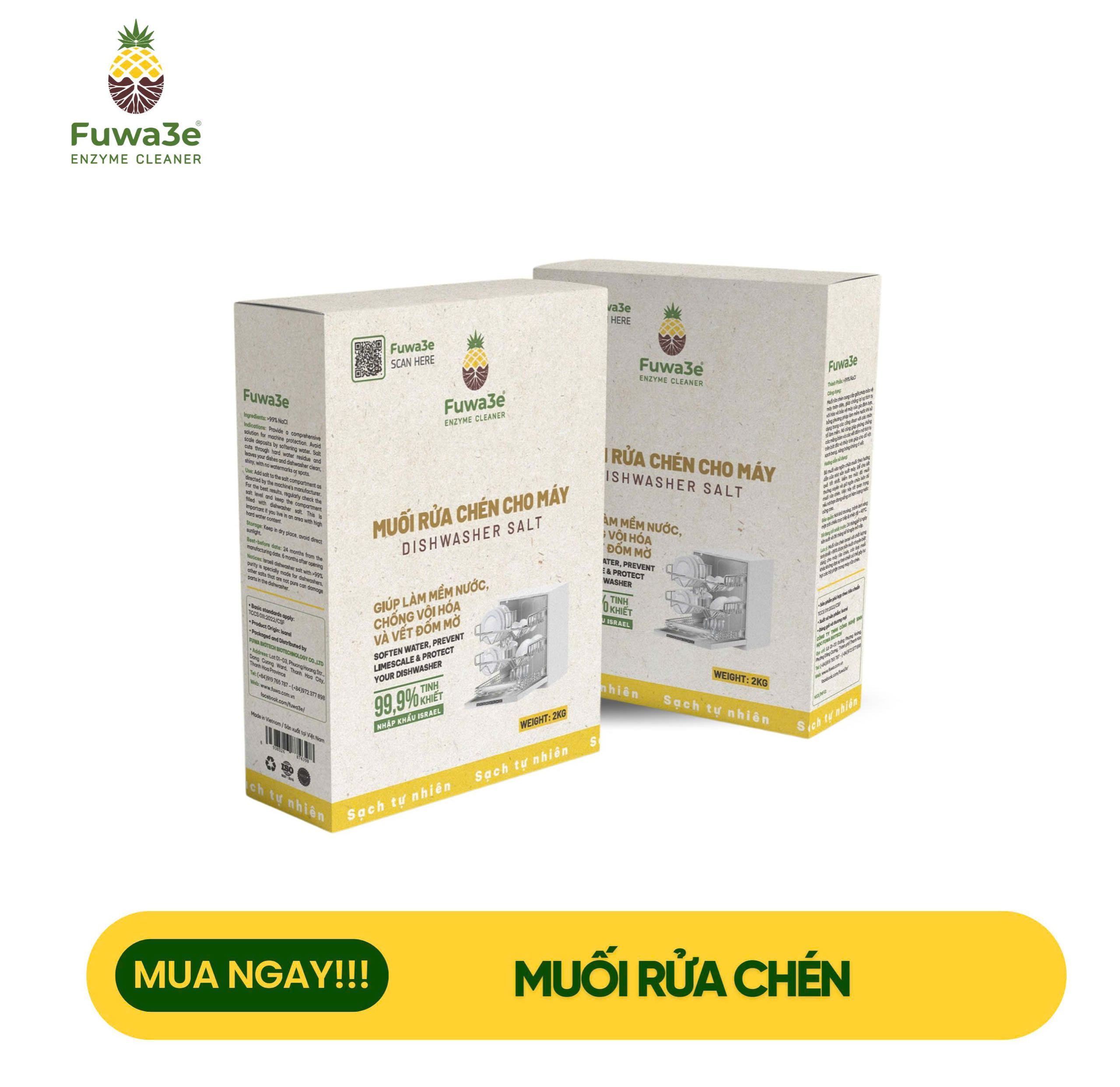 Muối nhập khẩu ISRAEL cho máy rửa chén bát 2kg