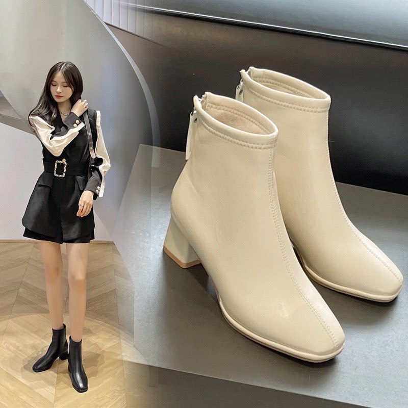 BỐT NỮ KHÓA DA MỀM MÃ 2809SIÊU ĐẸP, HOT TREND 5 PHÂN