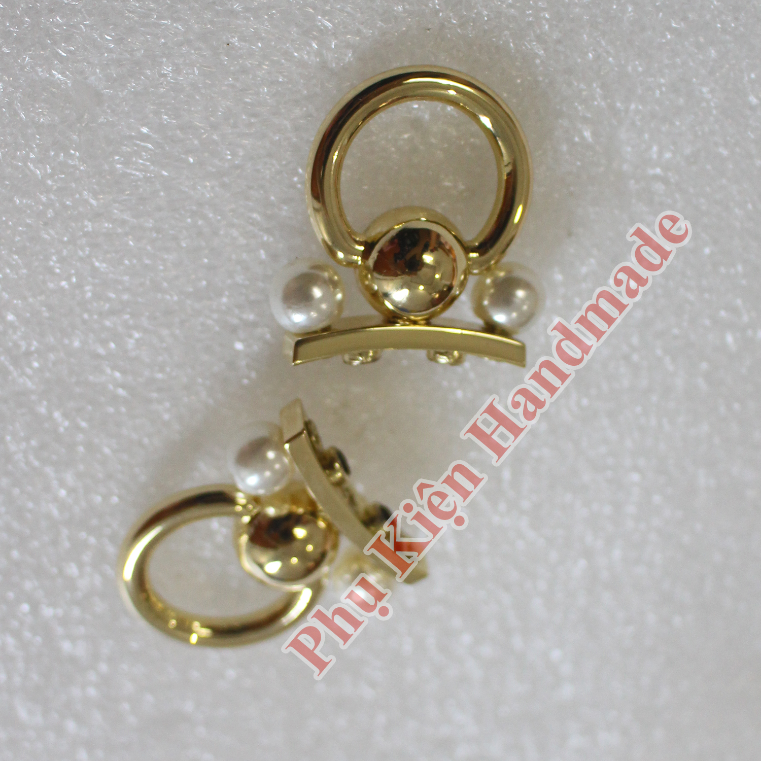 Round Pearl Beads 55K/Pair for Making Handbags