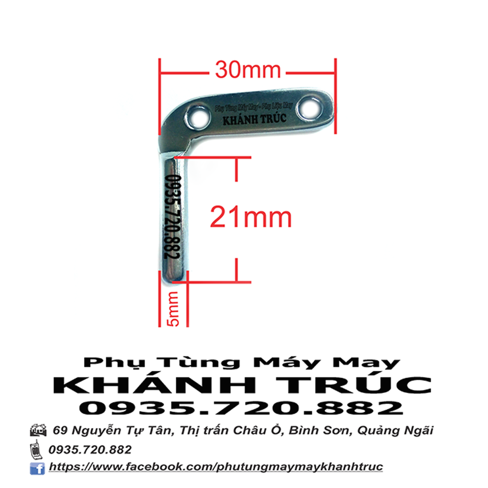 Cờ 2 lỗ máy may công nghiệp 1kim