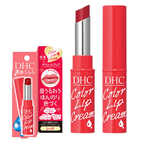 Son Dưỡng Môi DHC Color Lip Cream Màu Đỏ