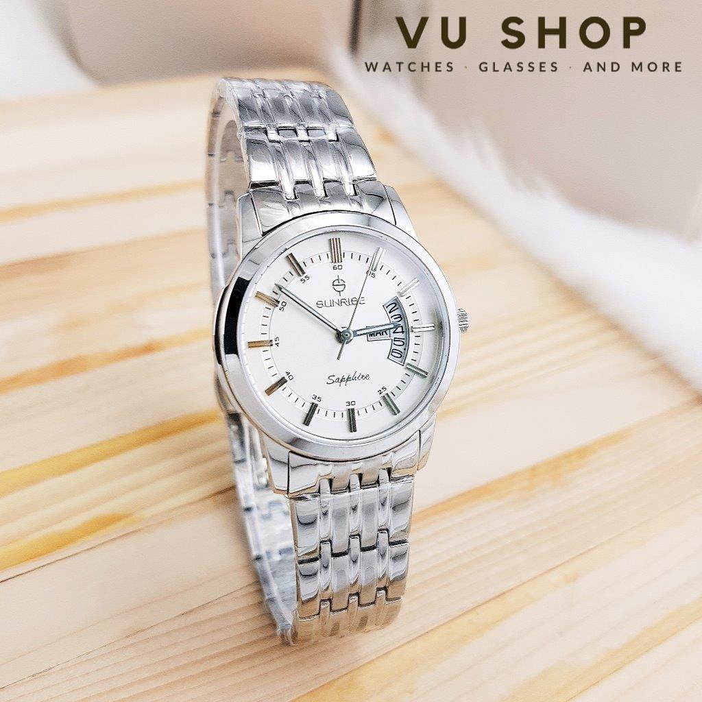 ĐỒNG HỒ NỮ SUNRISE DM767SWA - KÍNH SAPPHIRE (BẠC)