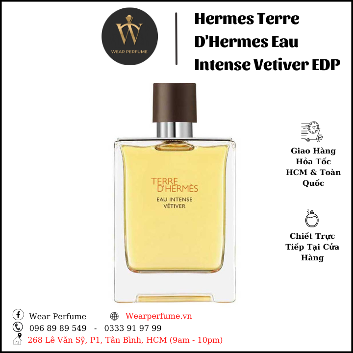 Nước hoa nam Hermes Terre D'Hermes Eau Intense Vetiver EDP