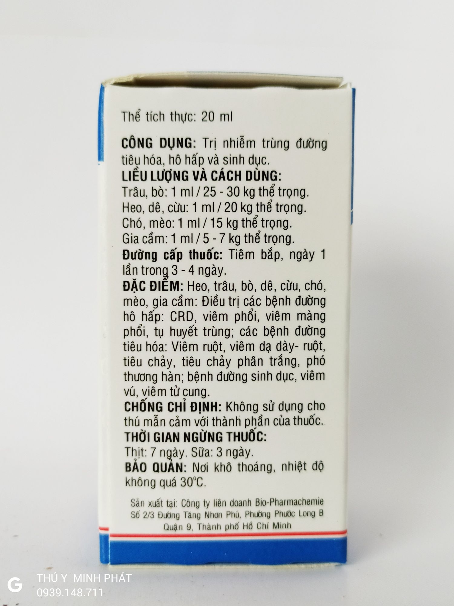 BIO GENTA TYLOSIN CHAI 20ml