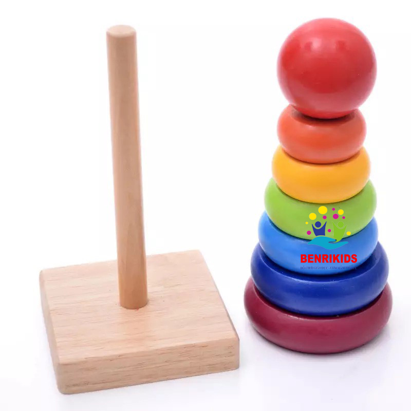 đồ chơi giáo cụ montessori bằng gỗ loại mới cho bé từ 1 tuổi trở lên phát 3