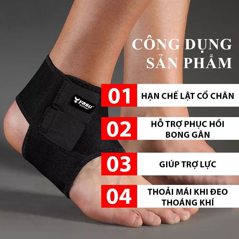 Băng dán bảo vệ mắt cá chân Yasu 7127