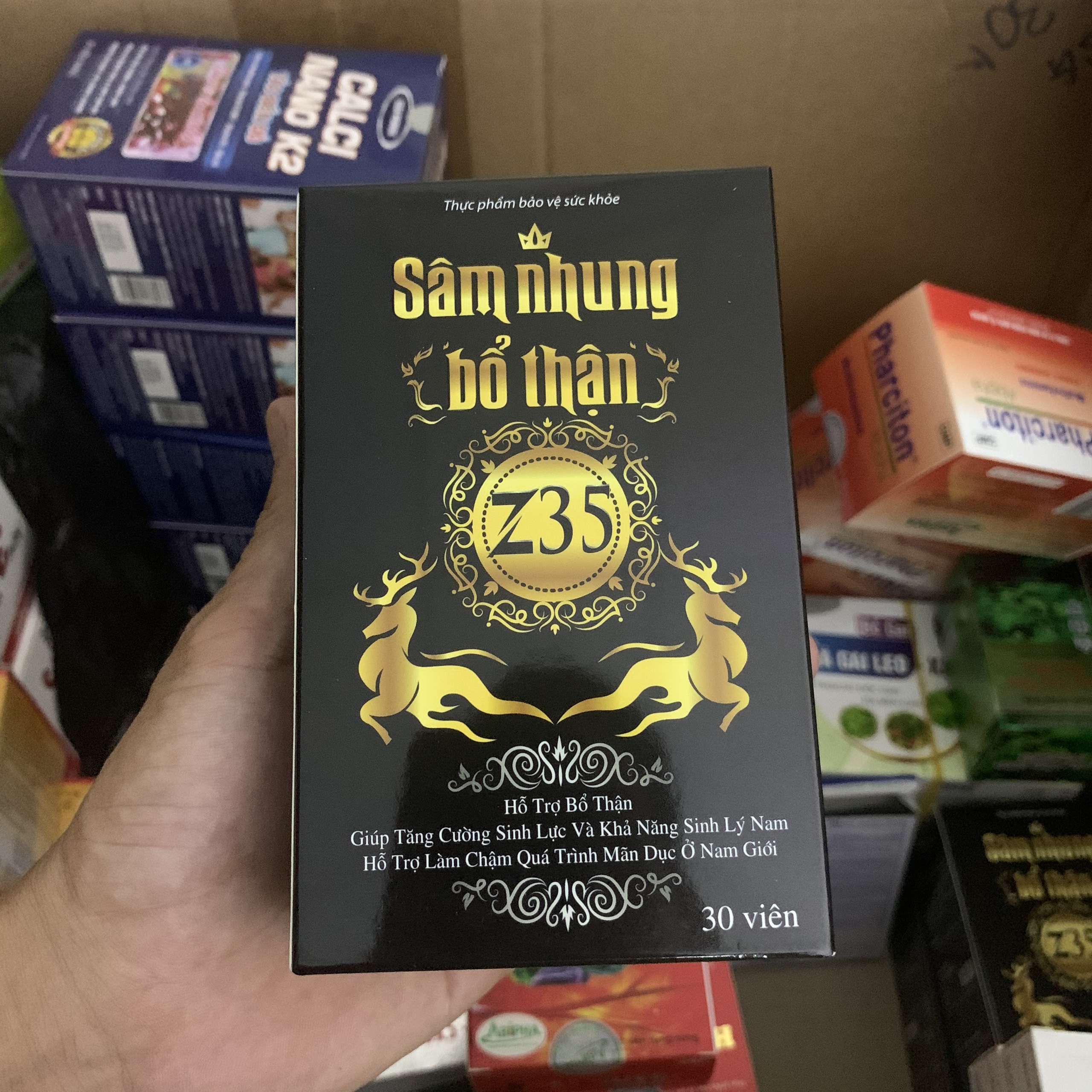 Sâm nhung bổ thận z35 bổ thận tăng cường sinh lực tăng khả năng sinh lý nam giới, sản phẩm có nguồn gốc xuất xứ rõ ràng, đảm bảo chất lượng, dễ dàng sử dụng