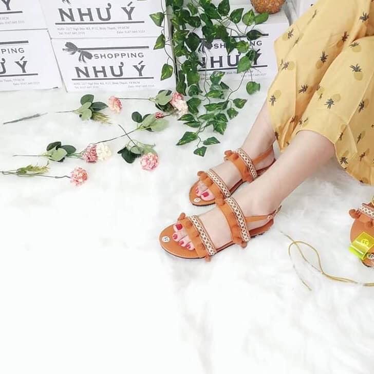 Giày sandal thổ cẩm giày đi biển Boho