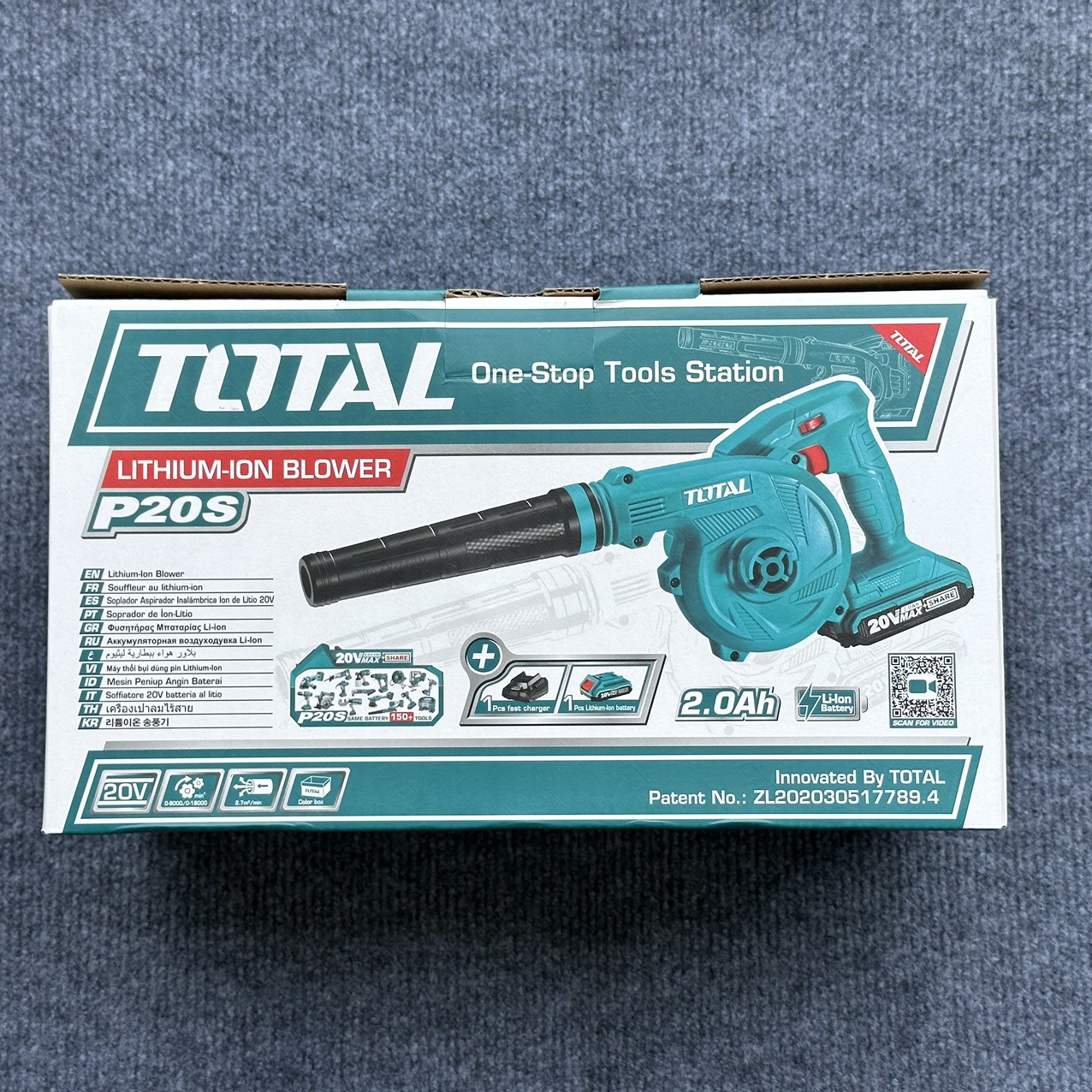 Máy thổi bụi , thổi lá dùng pin Lithium 20V Total TABLI200181