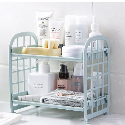 [HCM]KỆ 2 TẦNG MINI ĐỰNG ĐỒ DÙNG VĂN PHÒNG ĐỰNG SON MÔI NƯỚC HOA ĐỒ DÙNG TRANG ĐIỂM TIỆN DỤNG - NGĂN NẮP SẠCH SẼ DỄ TÌM ĐỒ TIẾT KIỆM THỜI GIAN - KỆ 2 TẦNG CHẤT LIỆU NHỰA CAO CẤP CHUẦN HÀNG XUẤT NHẬT
