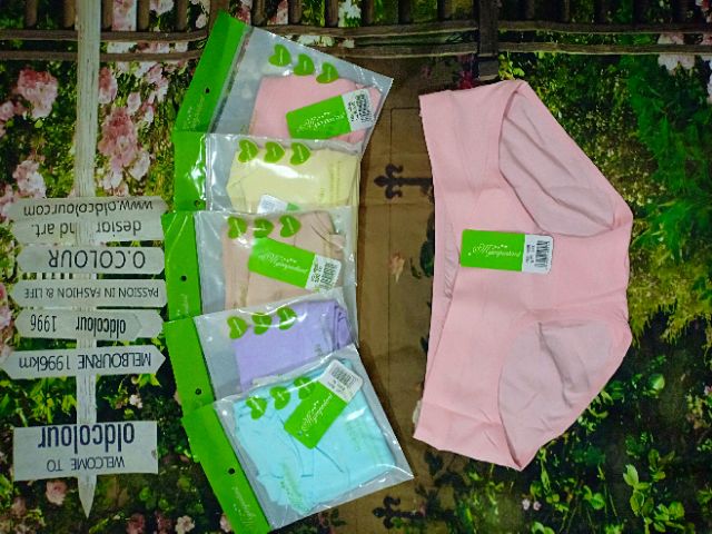 Set 5 quần lót bầu cạp chéo túi zip cao cấp