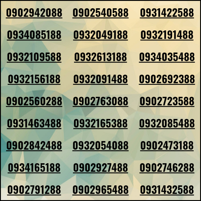 Sim đẹp phong thủy đầu 09 đuôi 88