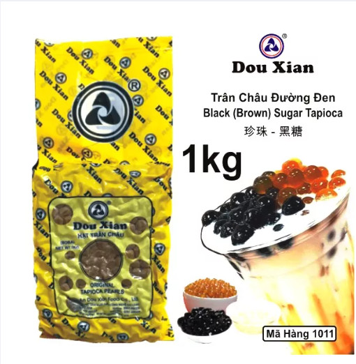 Trân châu Douxian gói 1kg - ĐEN 2.5
