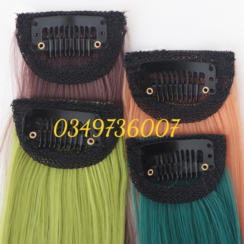 Tóc giả highlight màu omber hàng loại 1