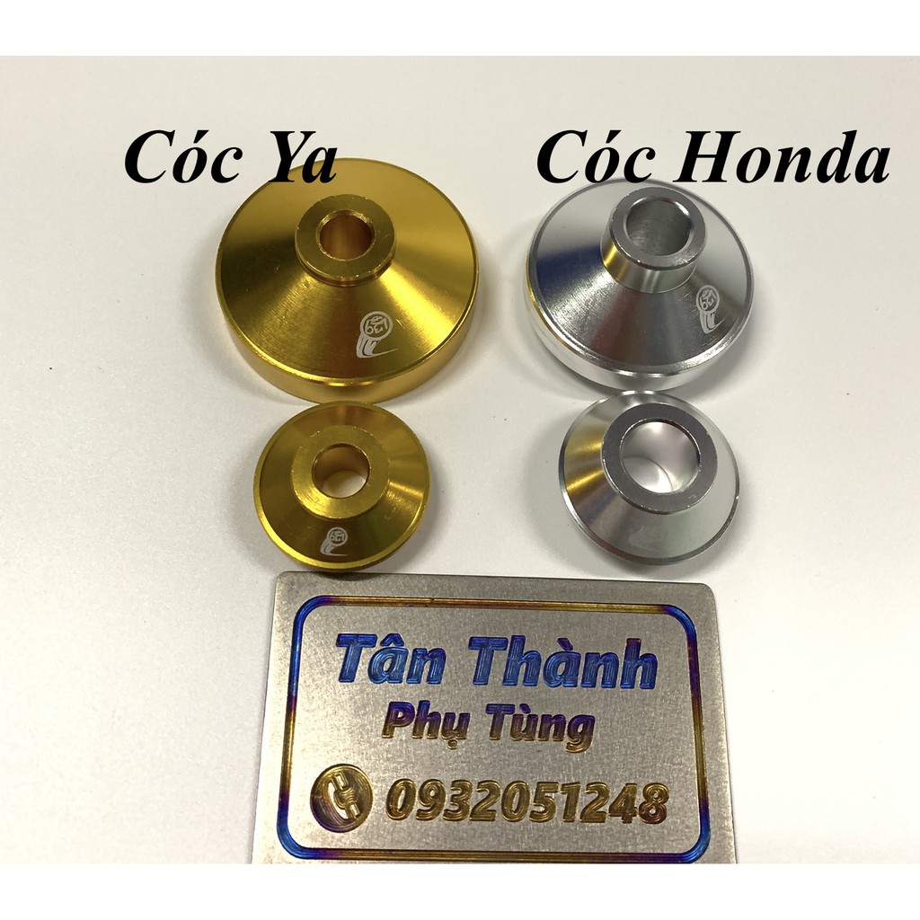 Chụp Cóc Yamaha và Honda nhôm CNC