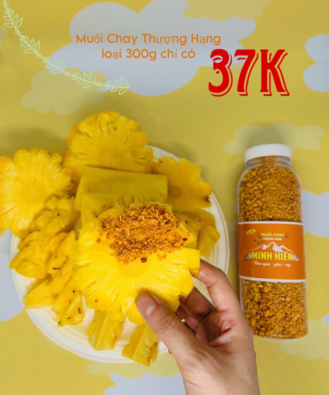 MUỐI CHAY THƯỢNG HẠNG MINH HIẾN 75G