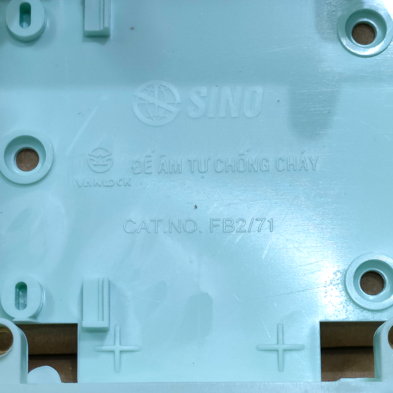 Đế âm đôi Sino dành cho 2 mặt đơn S2157/D