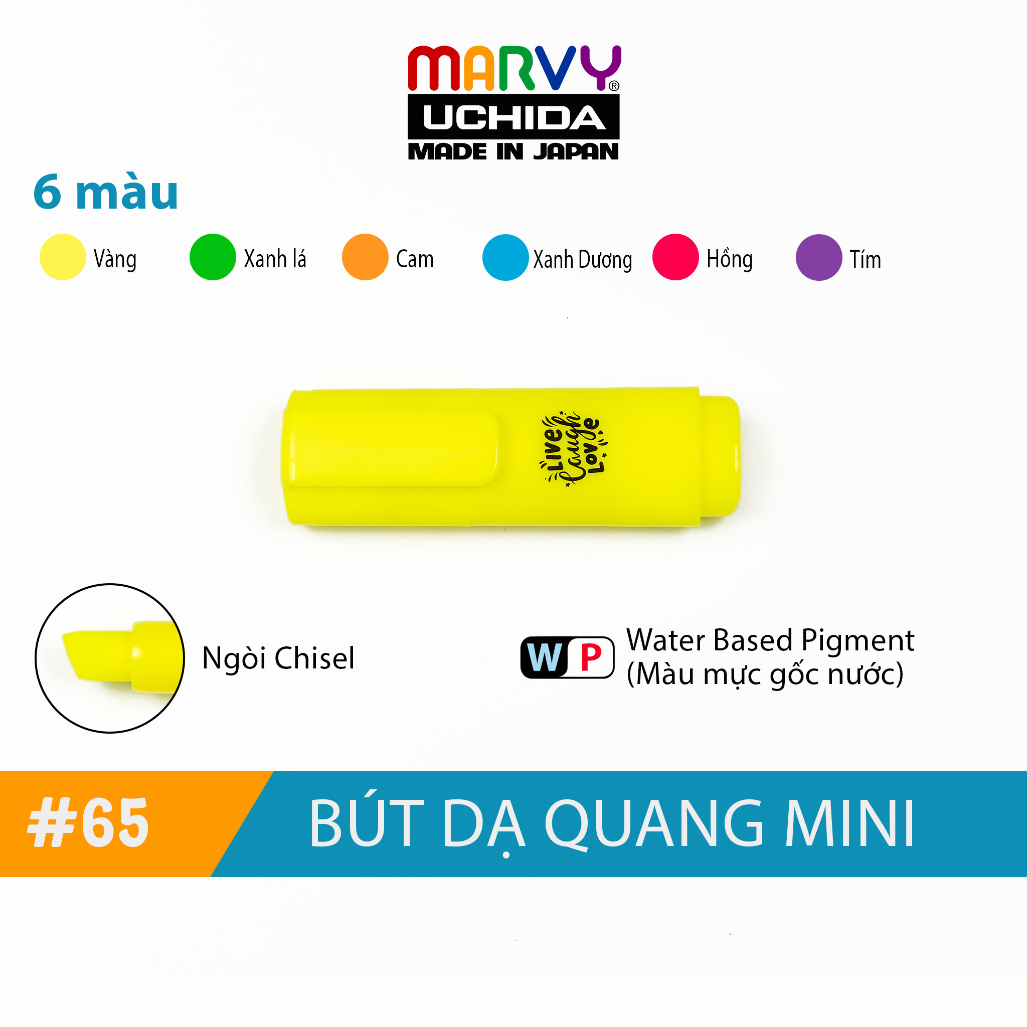 BÚT DẠ QUANG MARVY 65