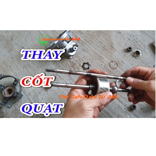 5 CẶP CỐT BẠC CHO TRỤC QUẠT 8MM