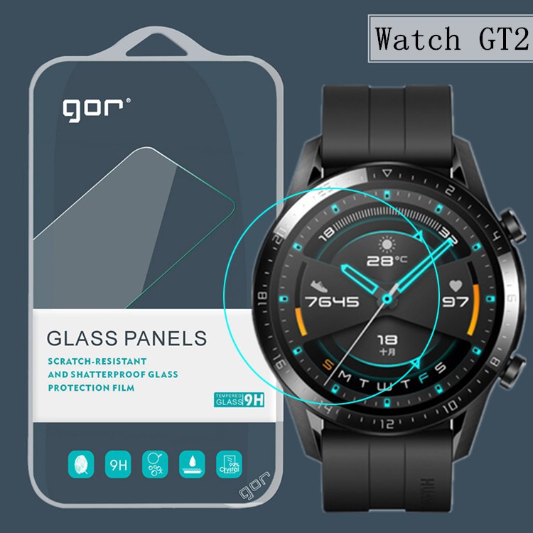 Kính cường lực huawei watch gt2 46mm, huawei watch gt2e 46mm - kính cường lực gor trong suốt huawei watch gt2 46mm, huawei watch gt2e 46mm