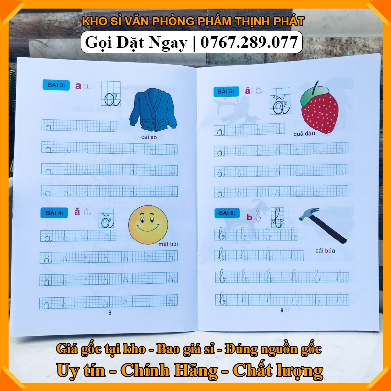 VỞ ÔLY LÀM QUEN CHỮ CÁI